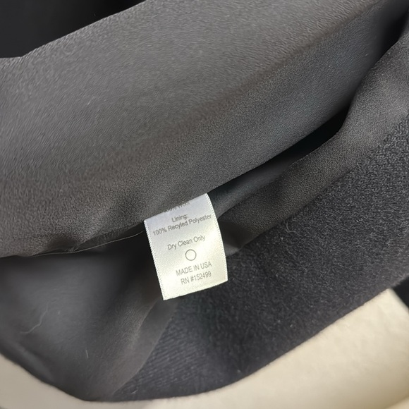 Black oversized wool blazer - Picture 3 of 4